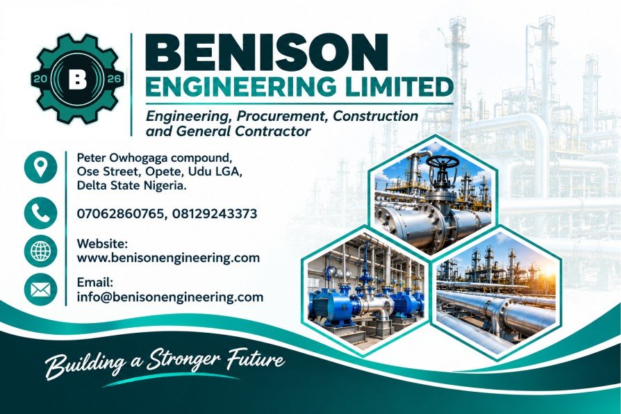 Benison Engineering industrial project work — piping, valves and pump installations